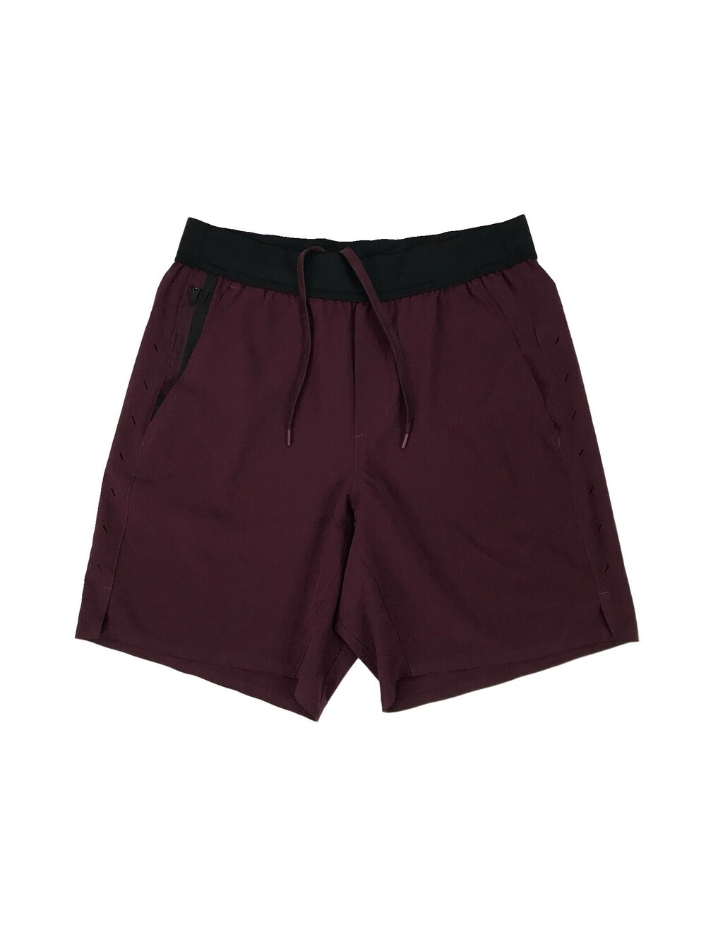 Ten Thousand The Interval Shorts Mens Small S Burgundy 7” Inseam Unlined Running